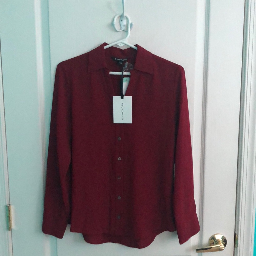 41 Hawthorn Debralee Button Down Blouse